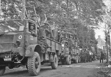 WW2 - Photo - Ver-sur-Mer - Convoi de la Royal Air Force
