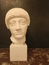 Ephèbe art grec, sculpture H:37cm.staff(platre armé) article neuf   Buste déco