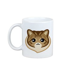 Sibérien tasse avec un chat Art-Dog