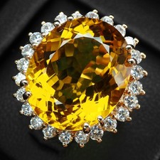 Bagues halo en argent sterling