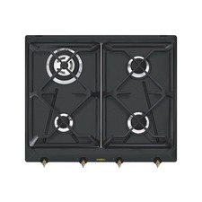 Plaque de Cuisson Gaz Smeg 60 cm Colonial SRV864AOGH Anthracite