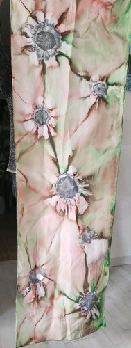 Foulard soie peint - foulard, la
