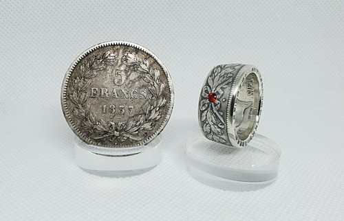 Bague pièce monnaie - de,