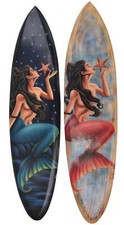 2 Planche De Surf 100Cm Sirène Planche De Surf En Bois Nymphe