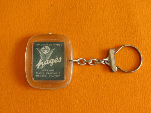 Porte cles 1960 1970 infusion - porte-cles,