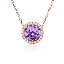 Collier Rond Halo En