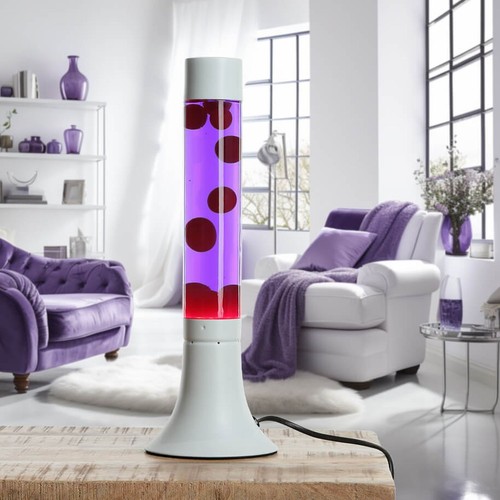 Lampe lava yvonne rouge - lampe, À