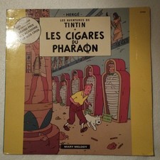 Disque 33t – Les Aventures De Tintin:  les cigares du pharaon (LP) (1977)