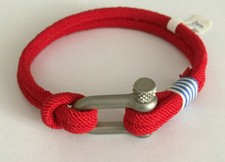 Neuf bracelet homme marinière
