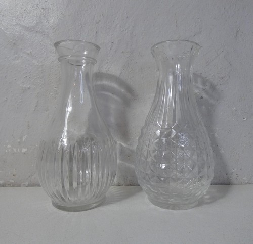 Vases verre moulé - verre,