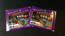 2x Sachets scellés, ' Transformers ', Collection Panini [Cao Borba] 1991