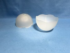 Lot De 2 abat jour plafonnier Lampe   en verre Satinée