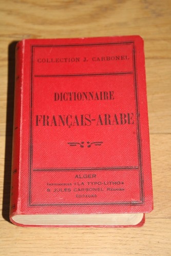 Dictionnaire francais arabe - dictionnaire, /