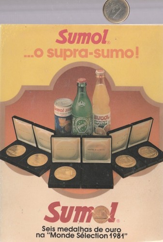 Autocollant boisson sumol - autocollant.,