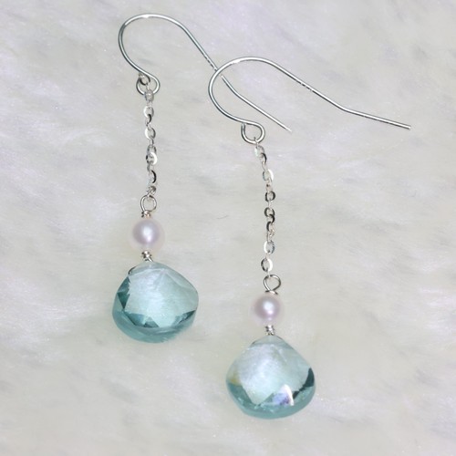 Boucles oreilles quartz - d'oreilles,
