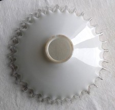 Abat jour ancien en verre