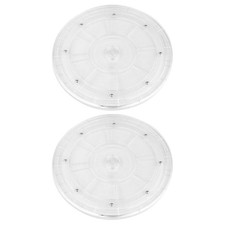  Petit plateau tournant en acrylique, porte-épices de cuisine, support rotatif à