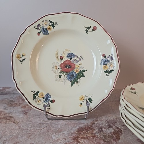 Assiettes creuses décor - assiettes,