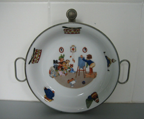 Ancienne assiette bébé - assiette,