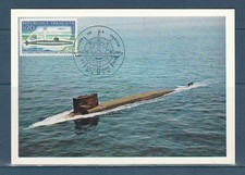 Carte 1er jour sous marin - 1er,