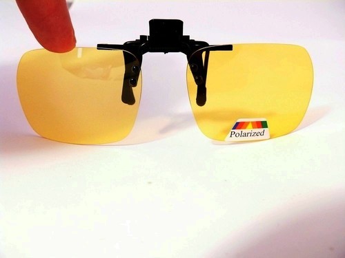 Clip verres jaune nuit sur - clip,