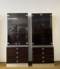 Abbondinterni éditeur Italie 1970 : paire de bibliothèque d'1 Ensemble de Bureau