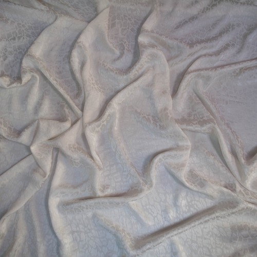 Tissu jacquard stretch soie
