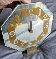 Horloge miroir art déco MARTI 8 JOURS des années 30 Vendue en l'état pour pièces