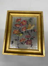 Tableau peint sur étain