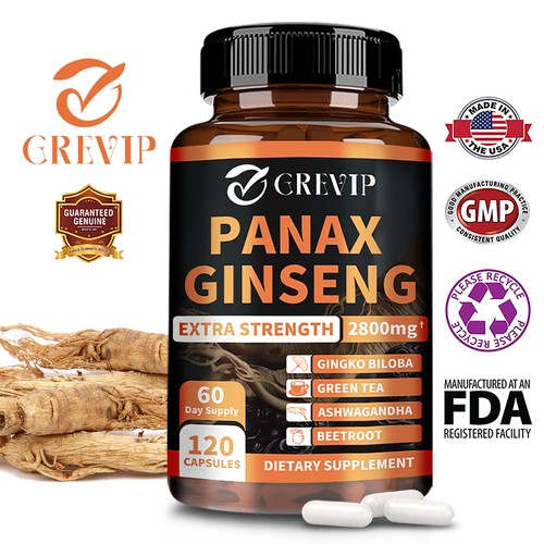 120pcs panax ginseng 2800mg - panax,