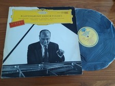 Klavierabend Andor FOLDES piano  LP GERMAN  DGG  STEREO  136.002 SLPEM  EX+