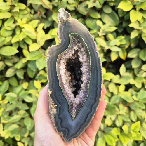 Géode agate améthyste - géode,