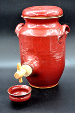 Vinaigrier en grés émaillé