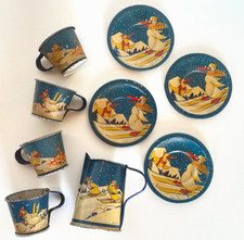 JOUET ANCIEN - DINETTE EN TOLE