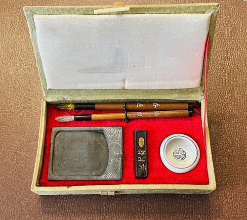 Ancien coffret calligraphie - coffret, de