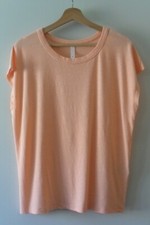 10 Days - Débardeur coton et lin saumon clair taille M = 38/40