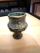 bobèche en métal  bougeoir