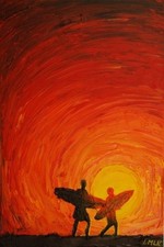 Tableau peinture à l'huile -