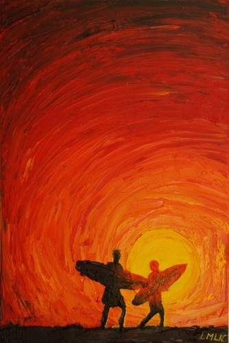 Tableau peinture huile - tableau, à