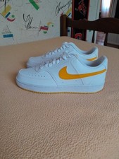 Chaussures Nike Court Vision Low White Gold Pointure 39 Difficile À Trouver 