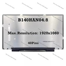 B140HAN04.8 Laptop 40Pins LCD Écran Affichage Panneau Matrice FHD Sans-Tactile