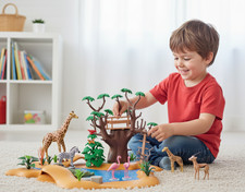 Playmobil Réf. 4827 - Poste d'Observation & Savane Safari – TBE !