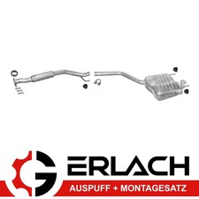 Pot d'échappement pour Mercedes Classe C W202 C200 1993-1996 échappement arri...