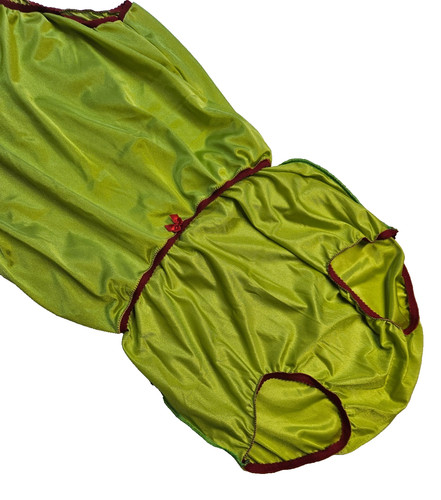 Green red nylon tricot no - green,