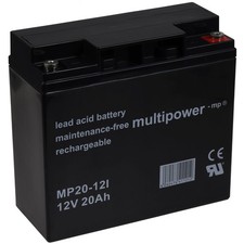Batterie plomb-acide Powery (multipower) MP20-12I remplacement pour FIAMM type F