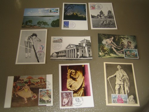 Lot cartes 1er jour 1970 - 9,