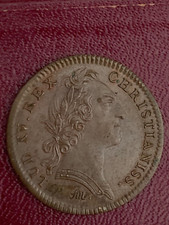 Jeton cuivre LOUIS XV EXTRAORDINAIRE GUERRES 1754 Deux lutteurs nus sport rare !