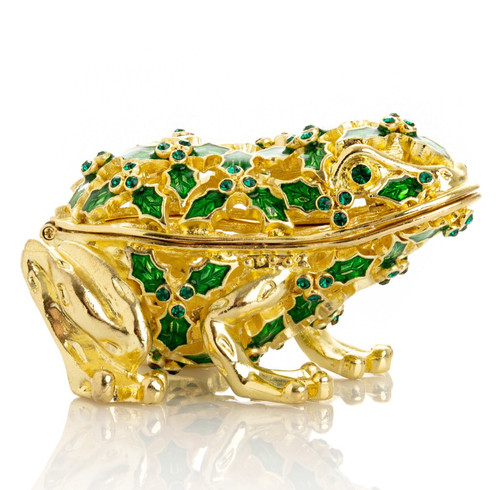 Boîte bibelots grenouille - boîte,