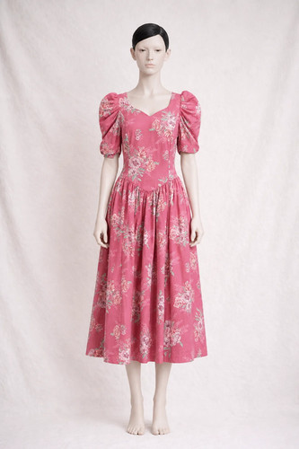Laura ashley robe - longue, coton