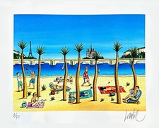 LOUSTAL. Estampe pigmentaire